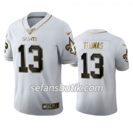 New Orleans Saints Tröjor Michael Thomas 13 Nike Vit Golden Edition 100th - Herr New Orleans Saints Tröjor Michael Thomas 13 Nike Vit Golden Edition 100th - Herr